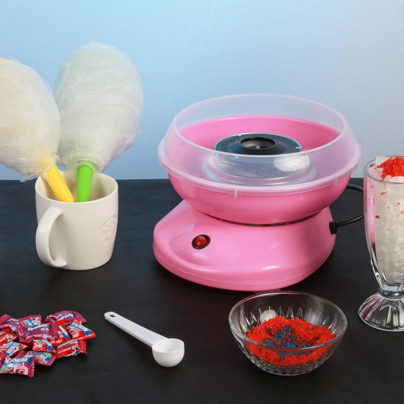 Électrique bricolage doux barbe à papa fabricant Mini Portable coton sucre fée soie guimauve Machine enfants 220V Machine à bonbons