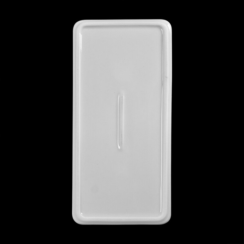 Bathroom Toothbrush Ceramic Base White Porcelain Trays Rectangle Holder Stand Sanitary Storage Bathroom Accessories