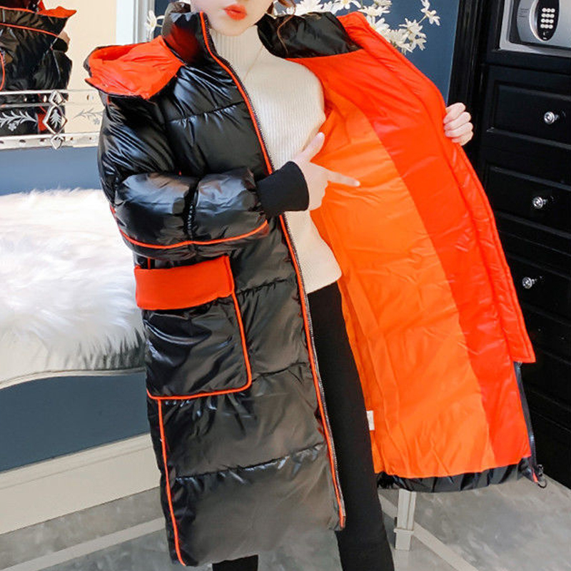 Mädchen Herbst Winter Jacken Art Mit Kapuze Parkas freundlicher Wasserdichte Outwear warm Verdicken Baumwolle Gefüttert freundlicher Kleidung: Orange / 3-5Jahre(120cm)