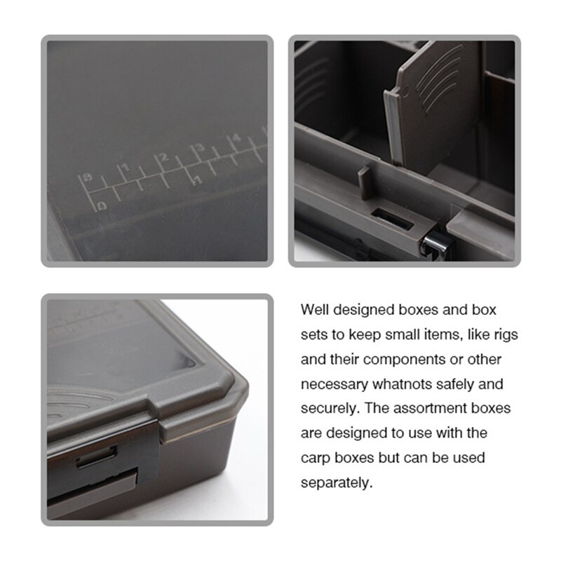Carp Fishing 4 Plus 1 Terminal Tackle Box Storage System Bit Box For Sea Anglers 235X220x65mm Fishing Terminal Tackle