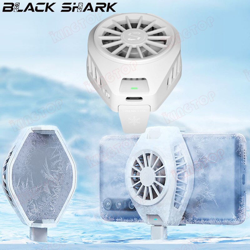 FunCooler Black Shark-ventilador de refrigeración para teléfono móvil, enfriador portátil ajustable para juegos de Android iOS, accesorios para teléfono inteligente
