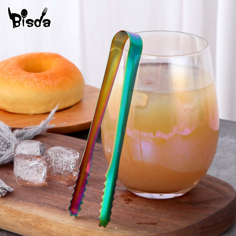 1Pc Fleisch Zangen Edelstahl Brot Clip Gold Geschirr Multi-funktion Eis Salat Tong Lebensmittel Server BBQ Grill Party Zubehör