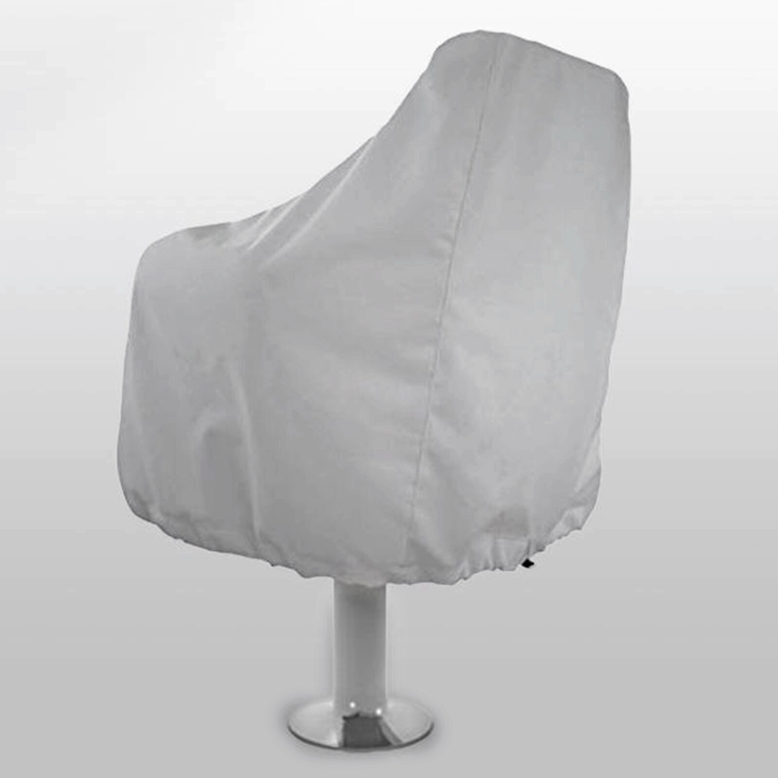 Boat Seat Cover, Folding Waterproof Heavy-Duty Weather Resistant Fabric Protects Fishing Captain’s Chair: Silver