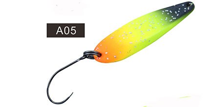1 st fiskedragssked öring 2.5g metalljiggar spinnerbait wobblersked: A05