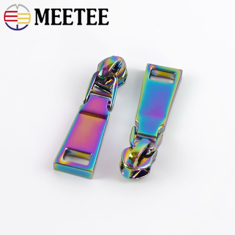 5/10 pièces couleur couture Zip curseur pour 5 # fermetures à glissière en Nylon bricolage sac poche sac à main fermeture éclair curseurs Zips réparation remplacement tailleur outils