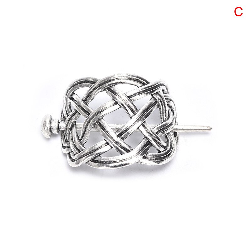 Viking Celtic Knotwork Hairpin - Women's Hair Jewelry - Metal Hair Stick
