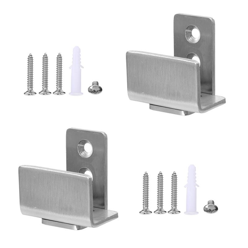 2 Stuks Floor Gidsen Schuifdeuren Schuur Deur Vloer Gids Bodem Rvs Schuifdeuren Schuur Deur Verstelbare Floor Gids Blijven Roller: Default Title