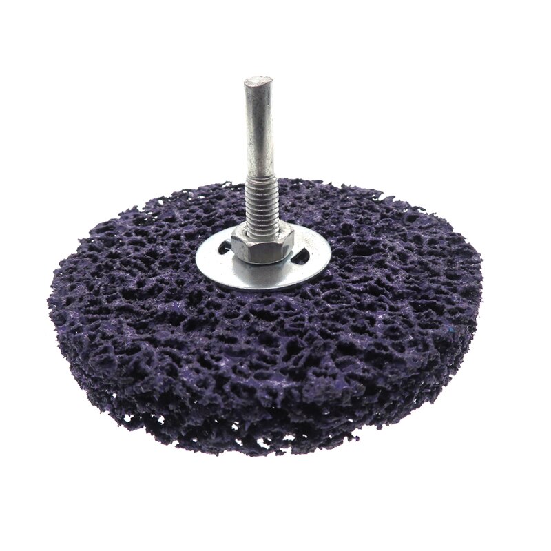 3pcs Strip Discs Abrasive wheel Paint Rust Removal Clean Grinding Wheel Paint Rust Removal Clean For Angle Grinder: 4inch purple
