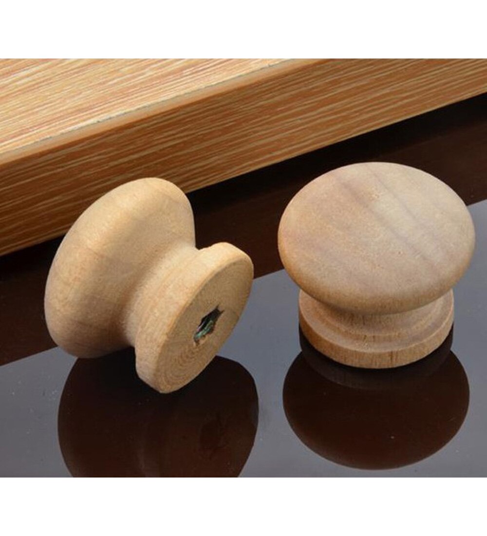 Armario de madera Natural, tiradores de armario, tirador de puerta, mango de cocina, accesorios para muebles 10 Uds./lote