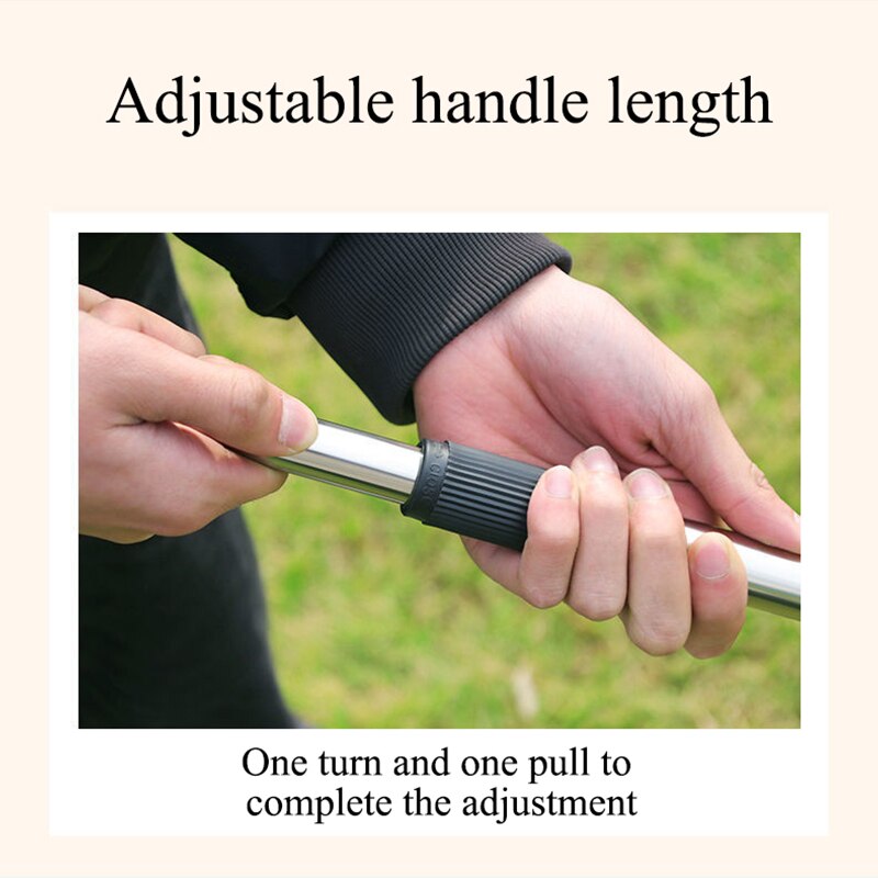 Telescopic Garden Rake 12 Teeth 9 Teeth Hand Tool Agricultural Collection Loose Leaves Broom Gardening Tool Light Grass Rake