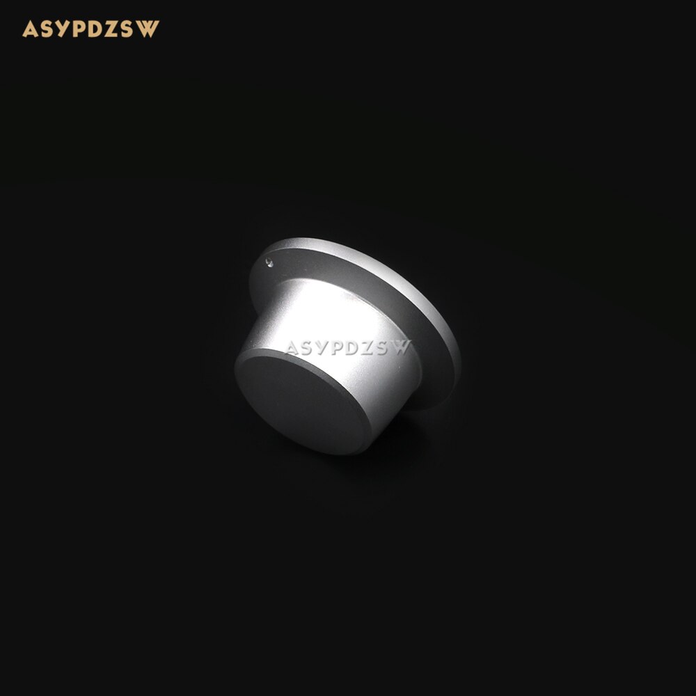 1 PCS Hat shape matte silver 44*22 Full aluminum amplifier solid Volume potentiometer knob