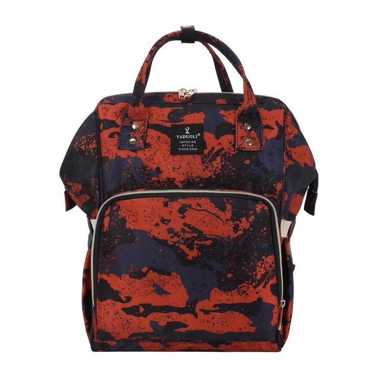 Cross Border Diaper Bag Multi-functional Mass MOTHER'S Bag Backpack Maternal Shoulders Mommy Bag Cross-body Baoma Shoulders: Camouflage