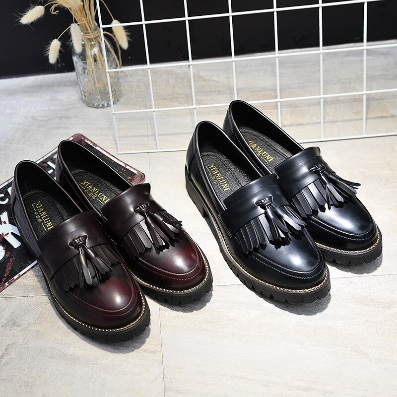 Kvinder oxford flade forårssko til kvinder læder lejligheder sommer brogues vintage slip on loafers afslappede sneakers sko
