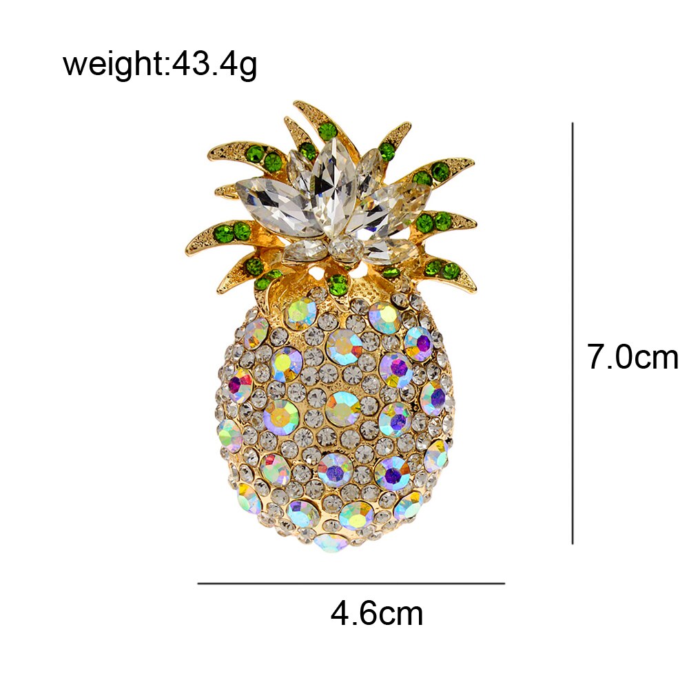 Cindy Xiang Grote Ananas Broche Mode Fruit Pin Vrouwen Sieraden