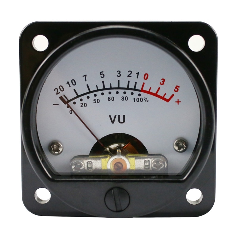 Vu meter panel kit 2 st analog vu meter + dedikerat förarkort med bakgrundsbelysning