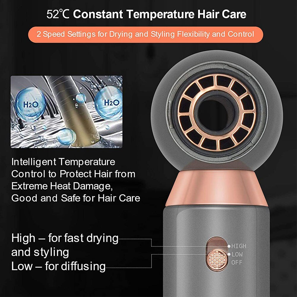 Hair Dryer Strong Wind Salon Dryer Ion Hair Air&Cold Wind Negative Ionic Hammer Blower Dry Electric Hair Dryer