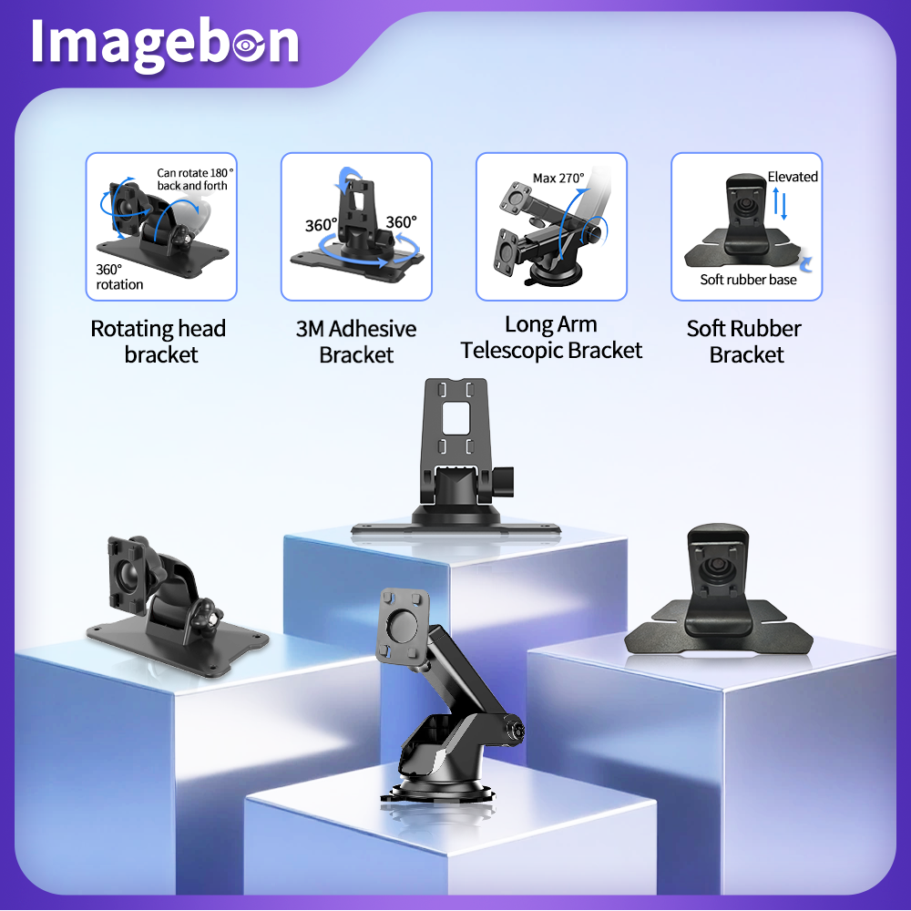 Imagebon Auto DVR Soorten Houder Mount DV GPS Navigatie Camera Beugel Basis Draaibare Auto Accessoires