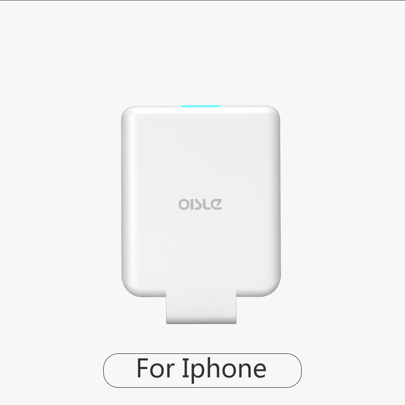 OISLE Ultra Thin Mini External Battery Charger Smart Powerbank Fast Charging Power Bank For iPhone 6 6s 7 8 Plus X 12 11/5S/se2: 4225mah-01-white