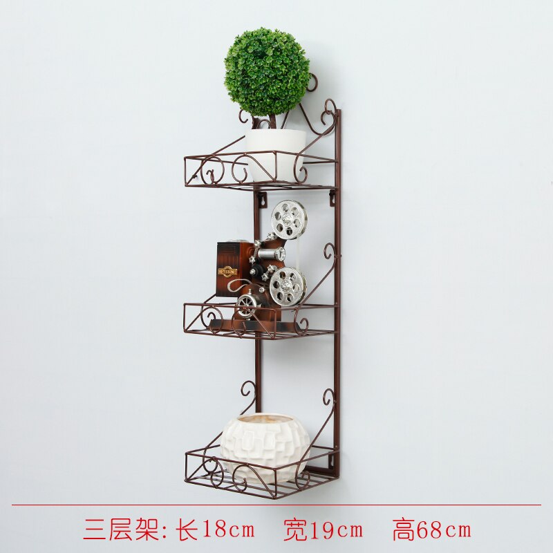 Grote Nagellak Opbergrek Muur Manicure Cosmetica Display Stand Moderne Metalen Nagellak Opslag Voor Nail Beauty Salon: Brown B2