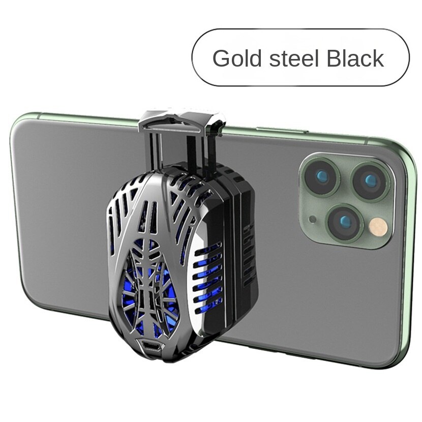 Neue Raptor Semiconductor Handy Kühler Tragbare Schnell Kühlung Aufgeladen Metall Lange Batterie Lebensdauer Spiel: Black