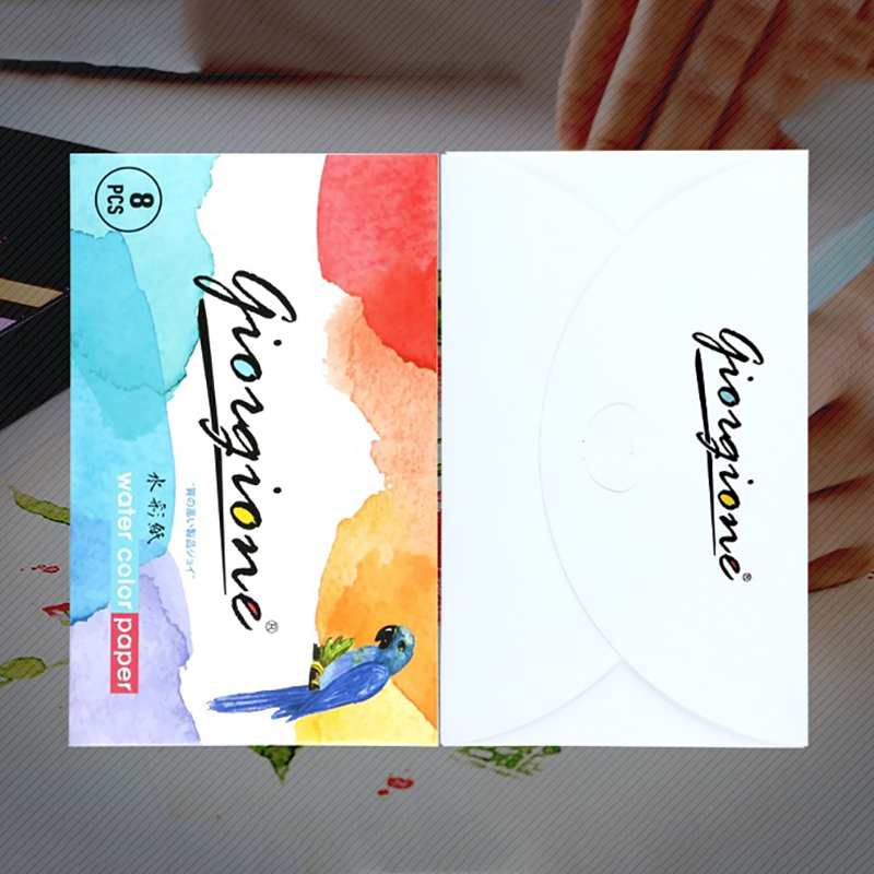 32 otwórz 8 arkuszy czyste drewno papkowaty papieru akwarela do przenośne malarstwo szkic szkic szkic uczeń akwarela zestaw papieru