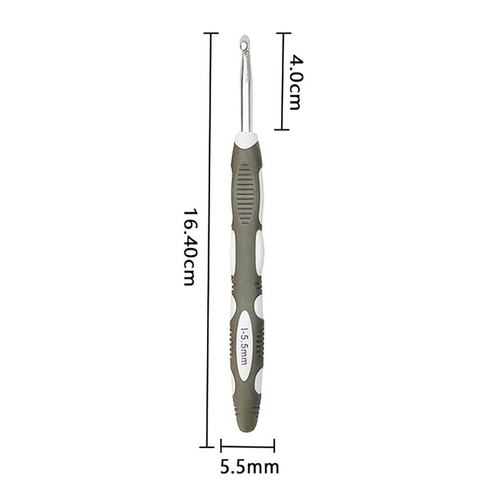 Ergonomische Handgreep Haaknaald Breien Haken Naalden Deken Sjaal Garen Handgeweven Gereedschap Naaien Accessoires Voor Fijn Werk