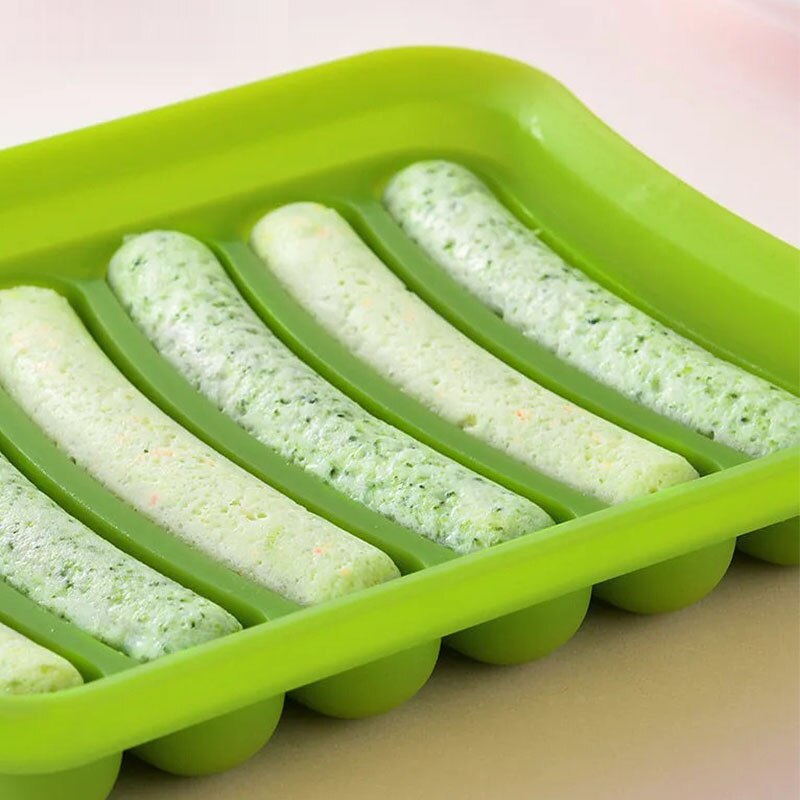 Babymad beholder spædbørn pølse modermælk opbevaringsboks fryser bakke sprødere babymad beholder opbevaring snack beholder