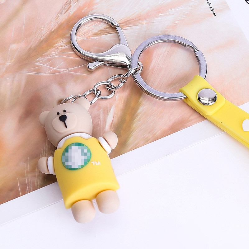 Koreaanse Stijl Shi Shang Xing Bar Beer Sleutelhanger Pvc Zacht Rubber Accessoires Mannen En Vrouwen Tas Koppels Creatieve Opknoping decoratie