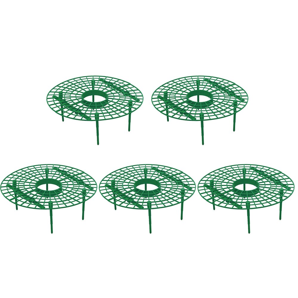 1/5/10 stk jordbær stativ rammeholder plante blomst grønnsak balkong plantestativ frukt støtte hagearbeid: 5 stk