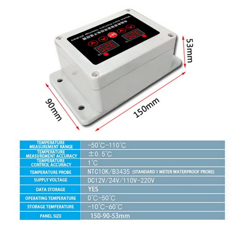 Smart temperature sensor alarm H&L temperature alarm over temperature alarm temperature controller Oven breeding incubation