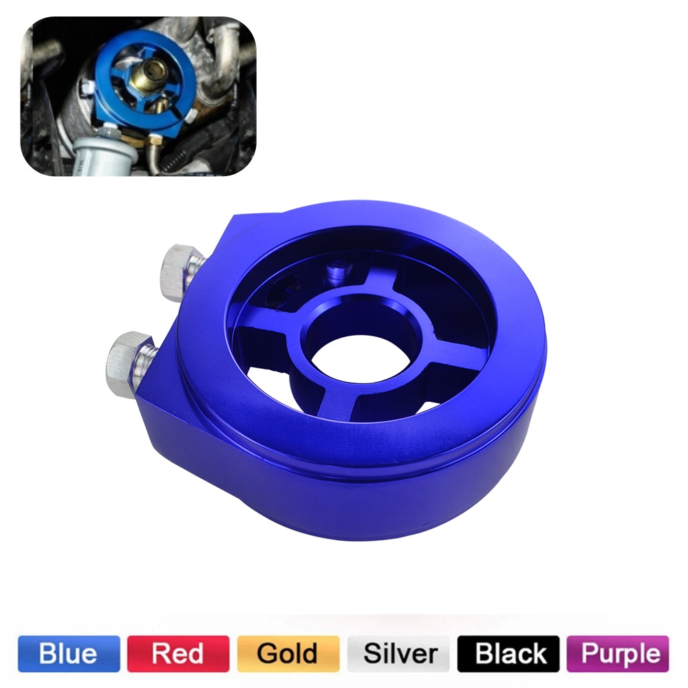 JDM- Oil Filter Cooler Sandwich Plate Adapter M20*1.5 and 3/4-16 Universal Oil Adapter Car Meter