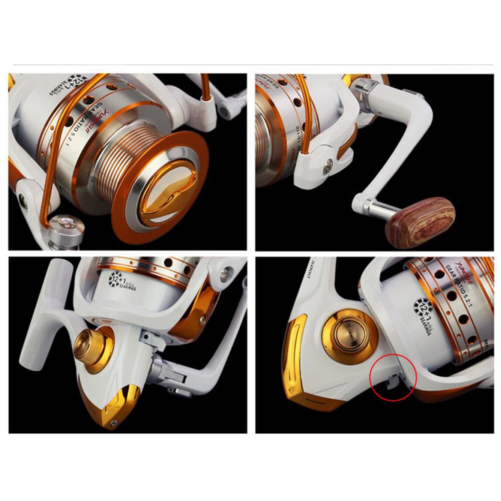 Yumoshi bx spinning vismolen  ef 500-9000 vismolens links/rechts 13bb up 5.5:1 vistuigen maximale sleping kracht casting vismolen