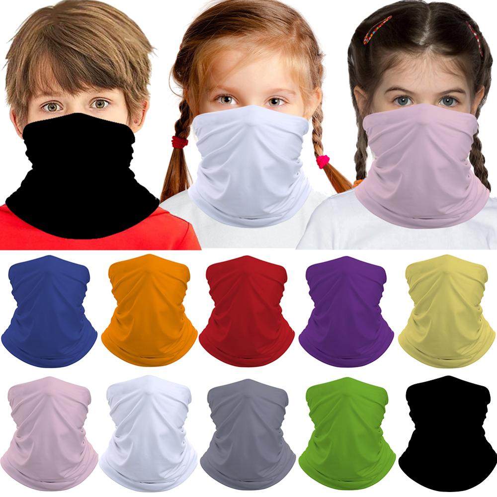 Multi Function Kids Scarf Snood Face Cover Neck Gaiter Bandana for Cycling Hiking Sport Outdoor, Washable and Reusable