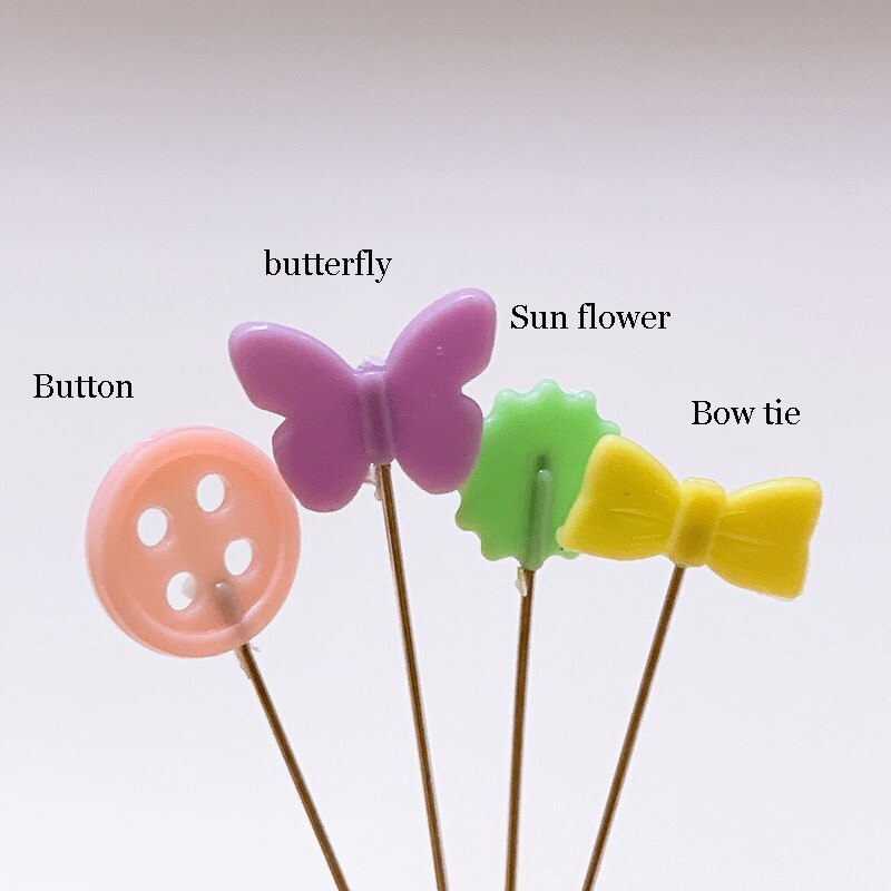 Alfileres de costura del remiendo, accesorios de costura, alfileres de color del remiendo, agujas de coser, accesorios de costura DIY, acero inoxidable, 100 Uds.