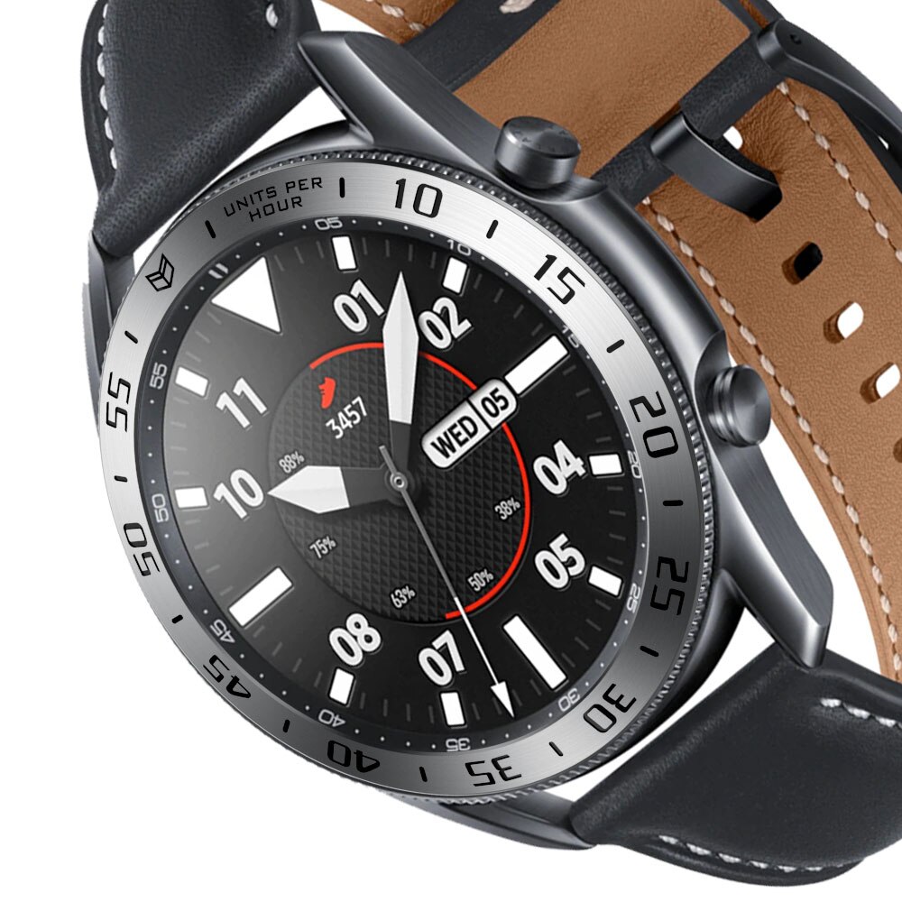 Galaxy watch 3 bezel ring 45mm 41mm for samsung galaxy watch 41mm 45mm bezel loop rustfritt stål deksel støtfanger anti riper