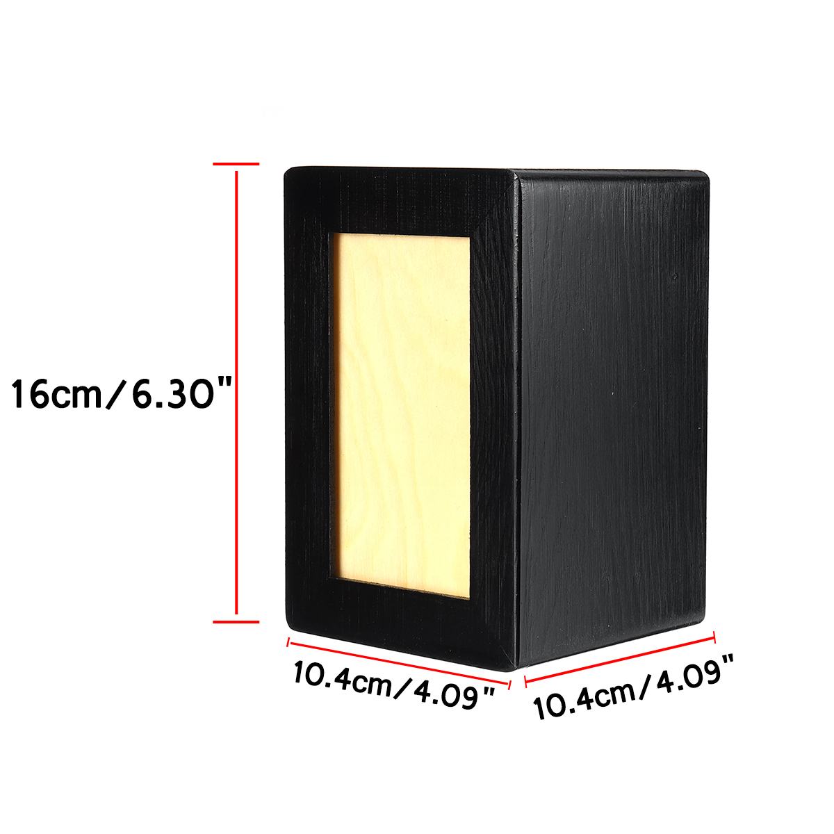 Can Put Picture 16x10.5x10.5cm Wood Urn Pet Cat Dog Bird Caskets House For Ashes Cremation Funeral Memorial Pet Urn Coffin Box