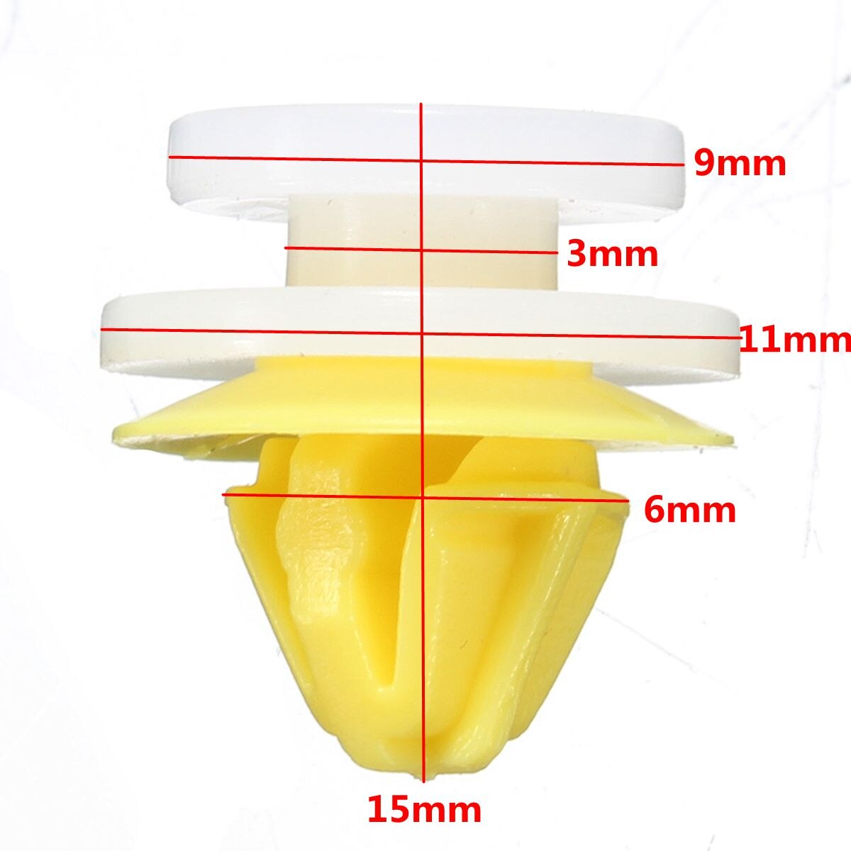 20 Clips Pour Panneau De Porte Intérieur De Voiture - Compatibles OE #9345ZN - Lot économique Pour Bricoleurs