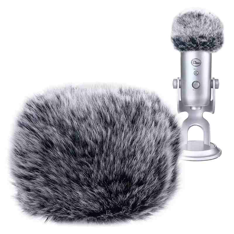 Skummikrofon forrude til blå yeti, yeti pro kondensatormikrofoner - som et popfilter til mikrofonerne