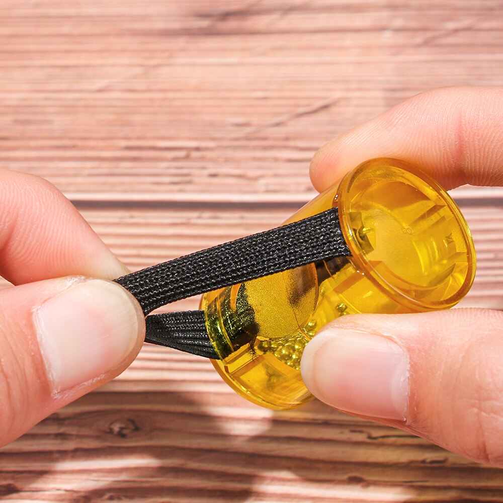 7 Colors Plastic Rhythm Sand Shaker Music Finger Ring Fingers Shot Soft adjustable auto strap Guitar Ukulele Instruments Tool