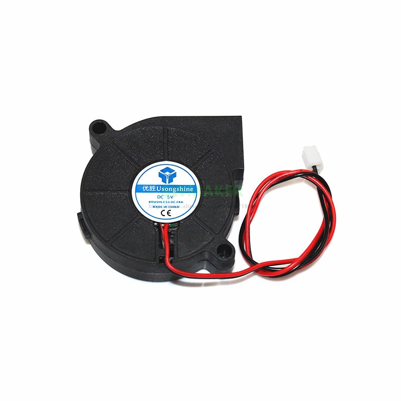 SWMAKER 1pcs 3D printer silent cooling fan 5015 turbine centrifugal fan 5V / 12V / 24V 3D printer parts
