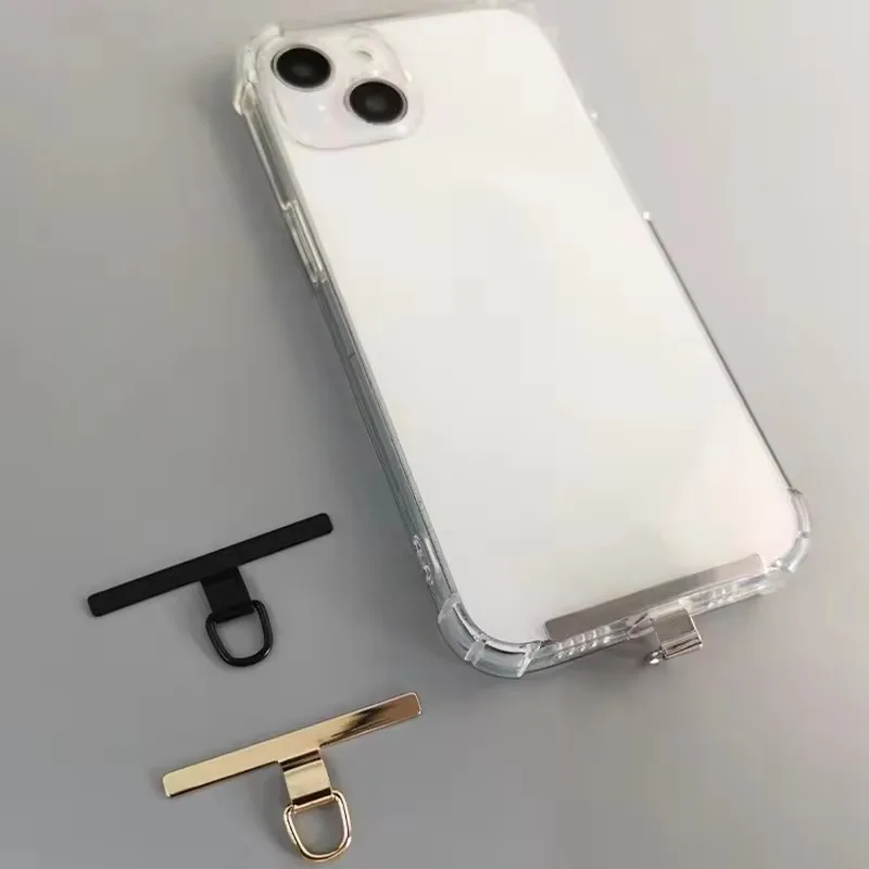 Joint de raccordement d'attache de téléphone Ultra-fin en acier inoxydable, pièces de sangle de téléphone portable, lanière de remplacement, pièce de connexion de sécurité, 4/1 pièces
