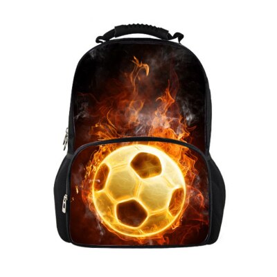 Noisydesigns Children's Preppy Backpack 3D Printing Backpack for Teenager Boys Cool Men Travel Rucksack School Backpacks: 6086A