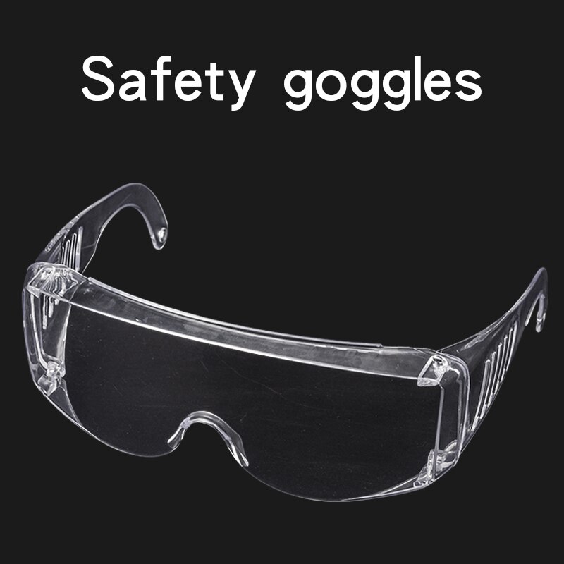 Sikkerhedsbeskyttelsesbriller skodder helt gennemsigtige beskyttelsesbriller anti-virus: Default Title