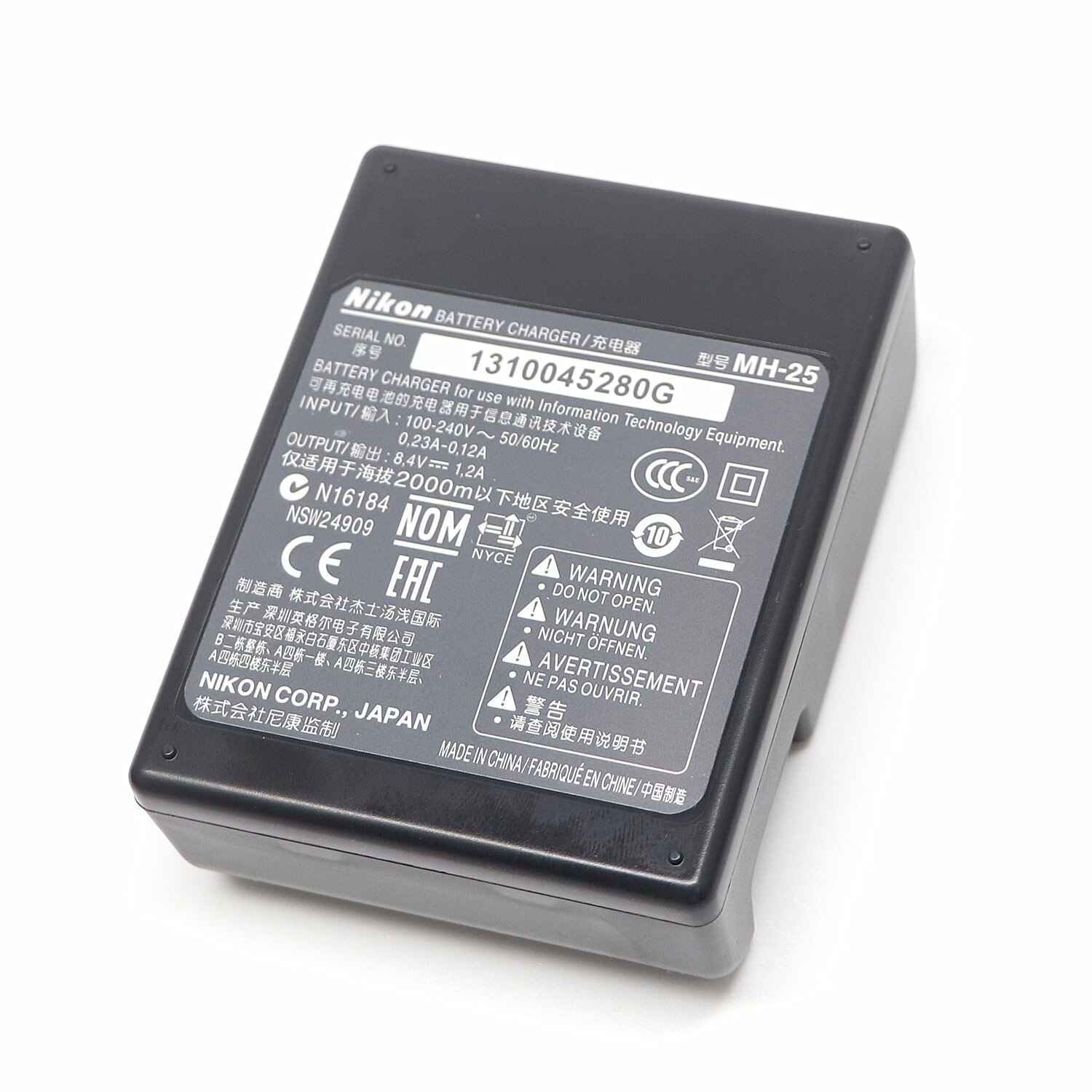 MH-25-cargador de batería para cámara, MH25, para nikon EN-EL15, EL15a, EL15b, D850, D7200, D7100, D7500, D810, D610