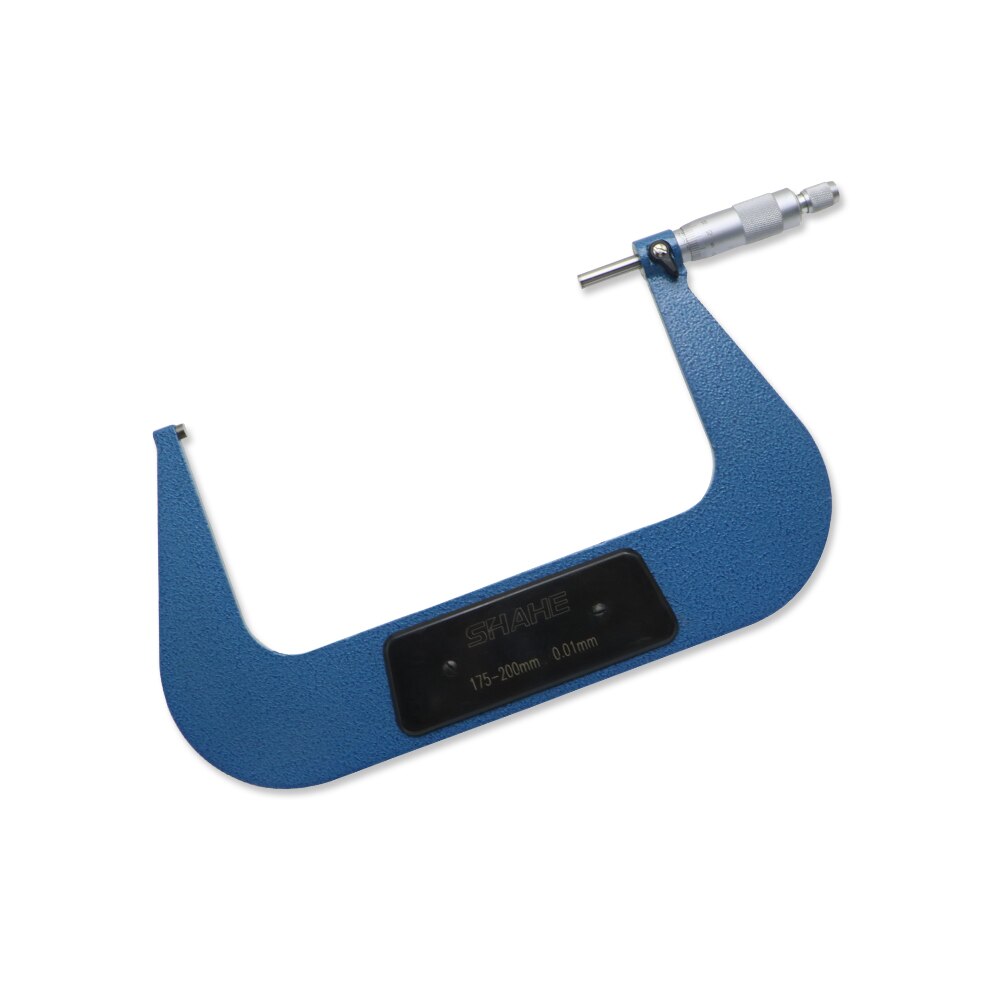 Shahe 0.01mm 175-200mm zewnętrzny mikrometr mikrometr urządzenie pomiarowe mechaniczne wskaźniki mikrometr precyzyjne narzędzia