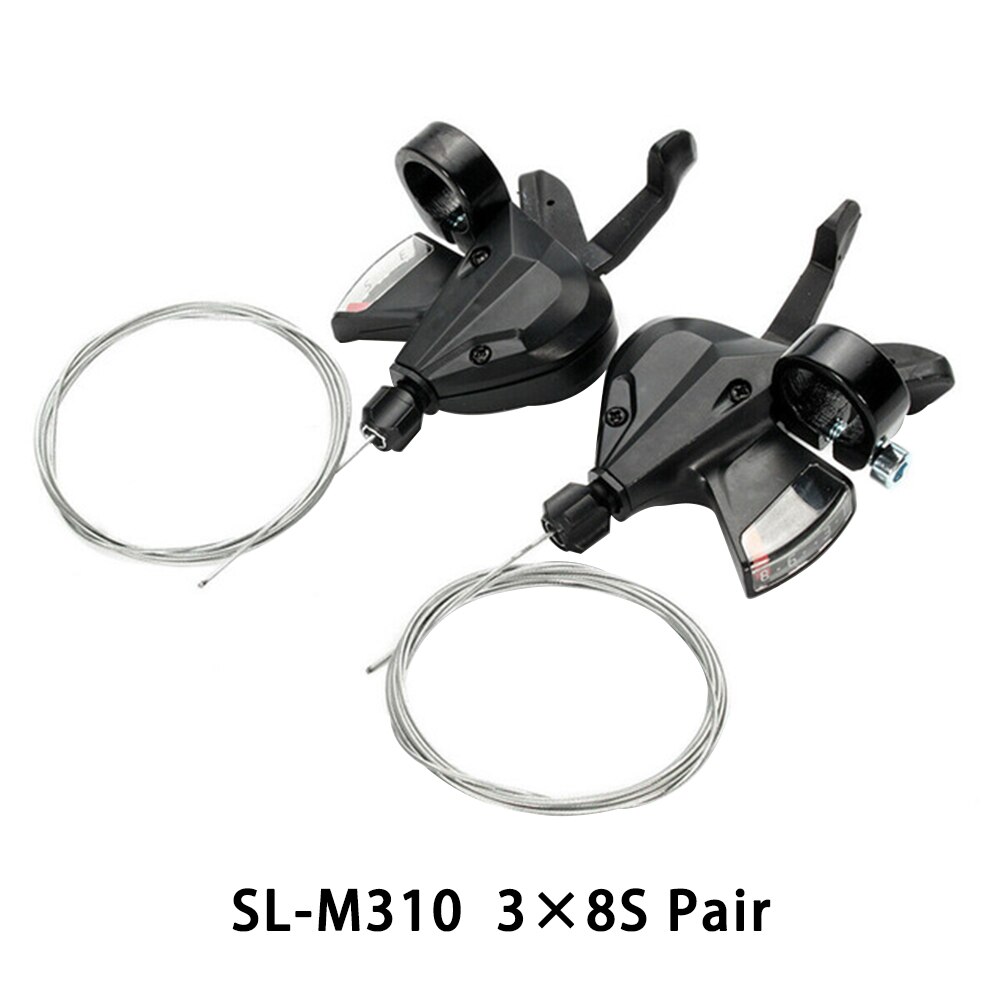 3 x 8- gear gearskifter højre venstre cykelskifter til acera sl -m310 mountain hybrid cykeldele: 1 par skifter