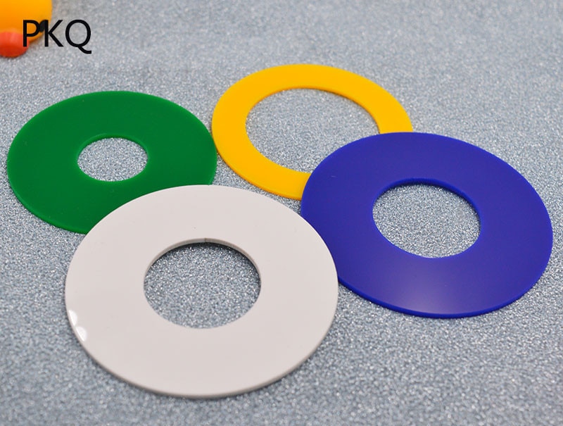 10 stk 2mm tykkelse hul rund plexiglas plastplade akrylplade organisk glas polymethylmethacrylat diameter 10cm