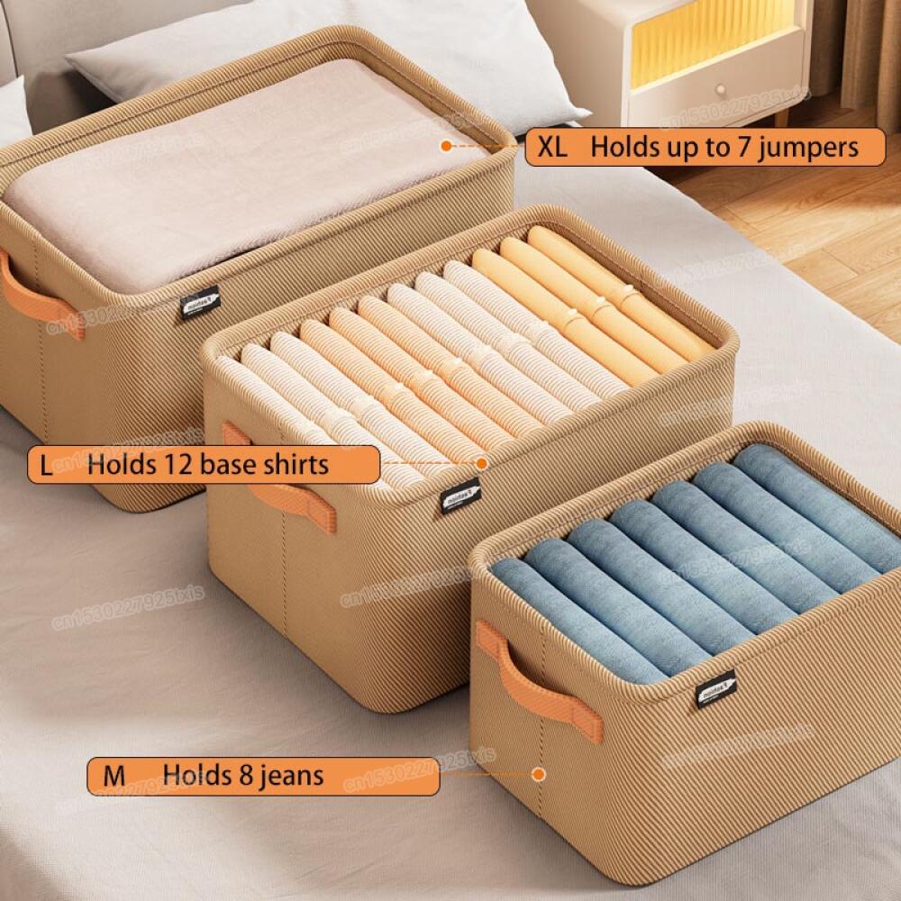 Armarios organizador de ropa, pantalones de gran capacidad, caja de almacenamiento para pantalones vaqueros, cajones de armario, ropa interior, calcetines, camiseta, organizador de guardarropa
