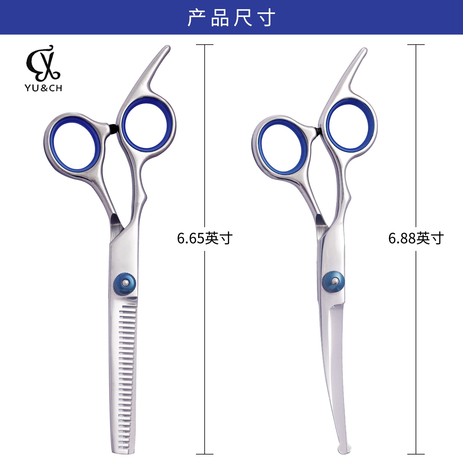 3pcs/set Pet Dog Gromming Scissors Set Stainless Steel Round Headed safety Pet Scissors for Dogs Cats Grooming Tools