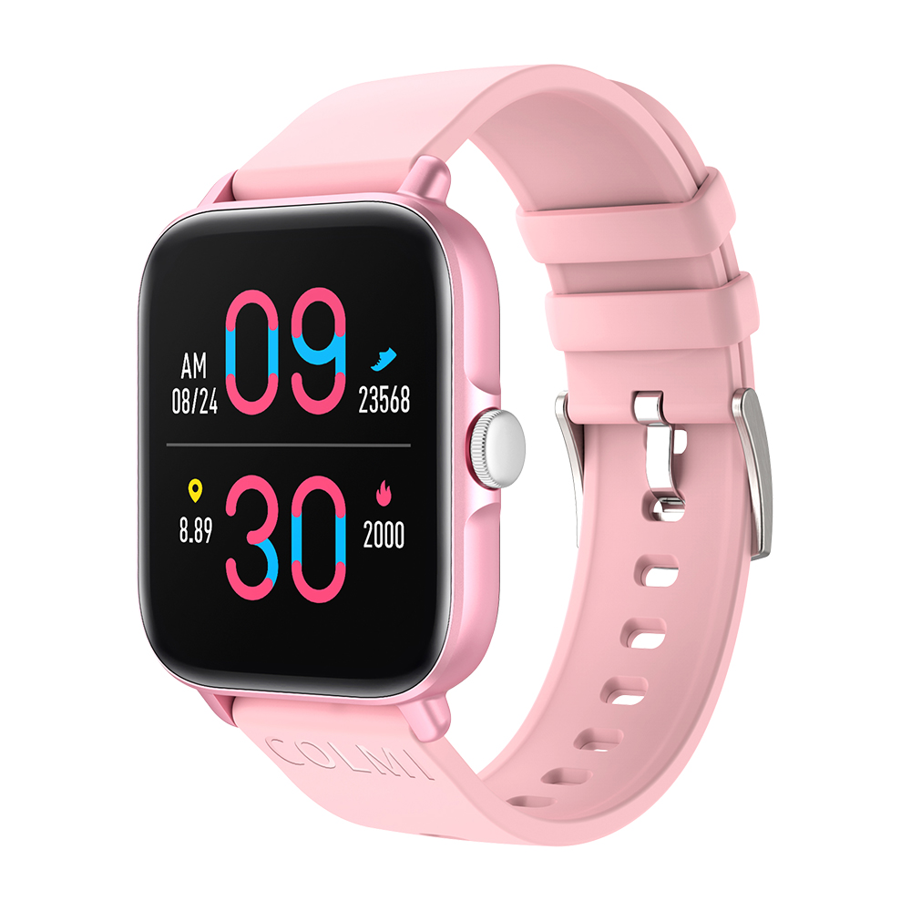 Colmi 2022 P28 Plus Bluetooth Antwoord Gesprek Smartwatch Mannen IP67 Waterdicht Dial Call Full Touch Smart Horloge Vrouwen GTS3 gts 3: Pink